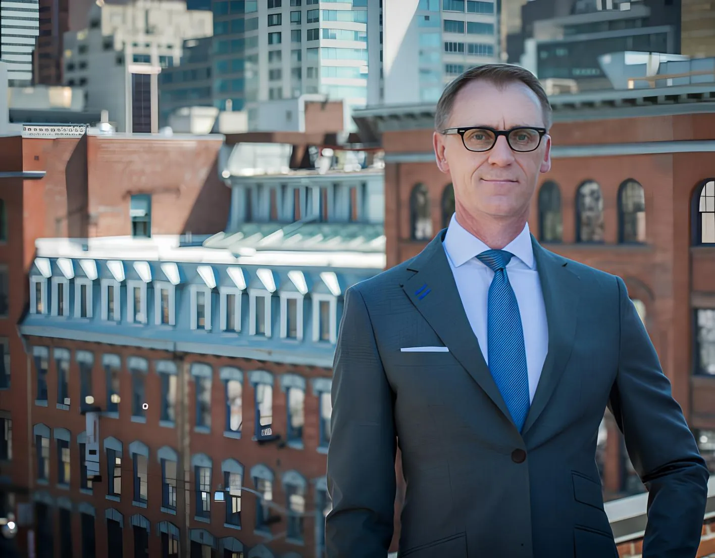 Trevor Smith, principal family lawyer, in downtown Toronto